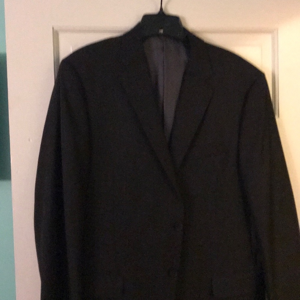Black suit jacket